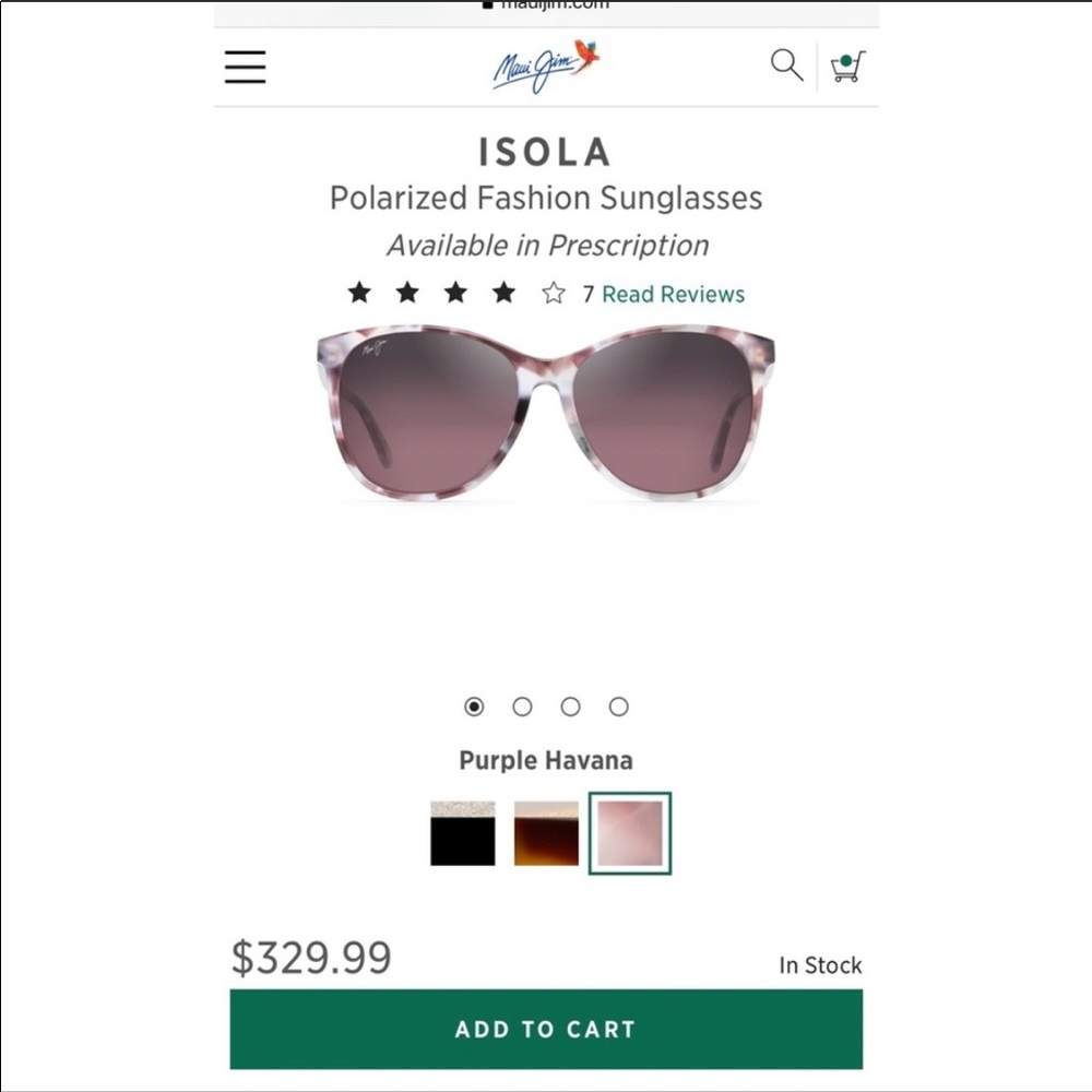 Maui Jim Rose Isola Polarized Sunglasses